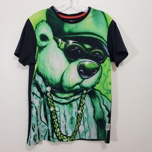 Hustle‎ Gang Bigger than rap all over graphic t-shirt